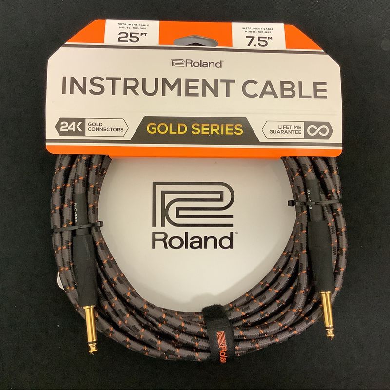 Roland 25ft RIC-G25 Gold Series Instrument Cable