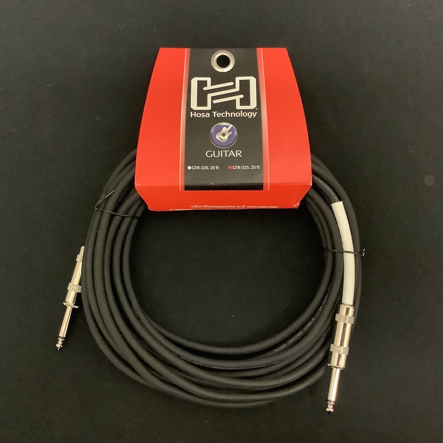 Hosa Technology GTR-225 25ft Guitar Instrument Cable Hosa Technology GTR-225 25ft Guitar Instrument Cable