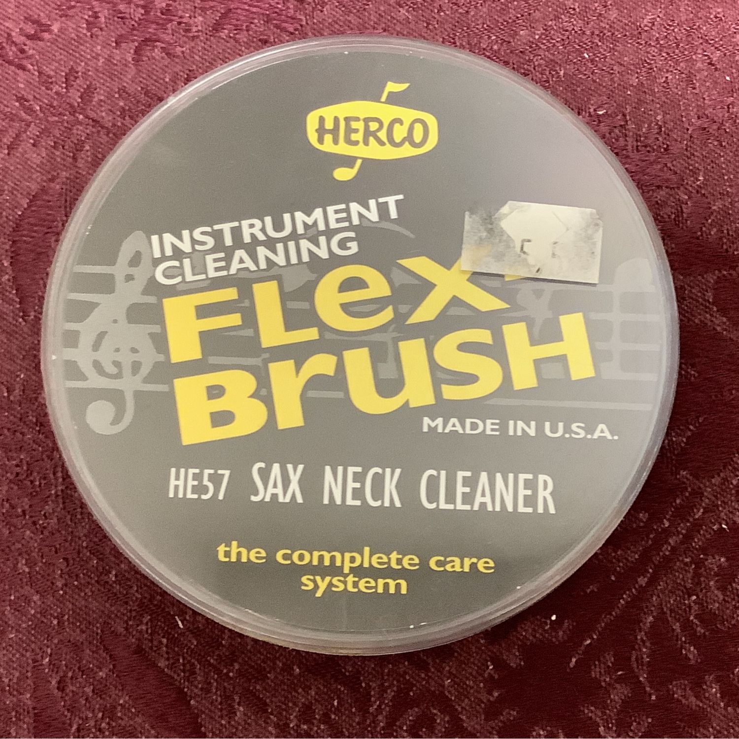 Herco Instrument Cleaning Flex Brush HE57 Sax Neck Cleaner