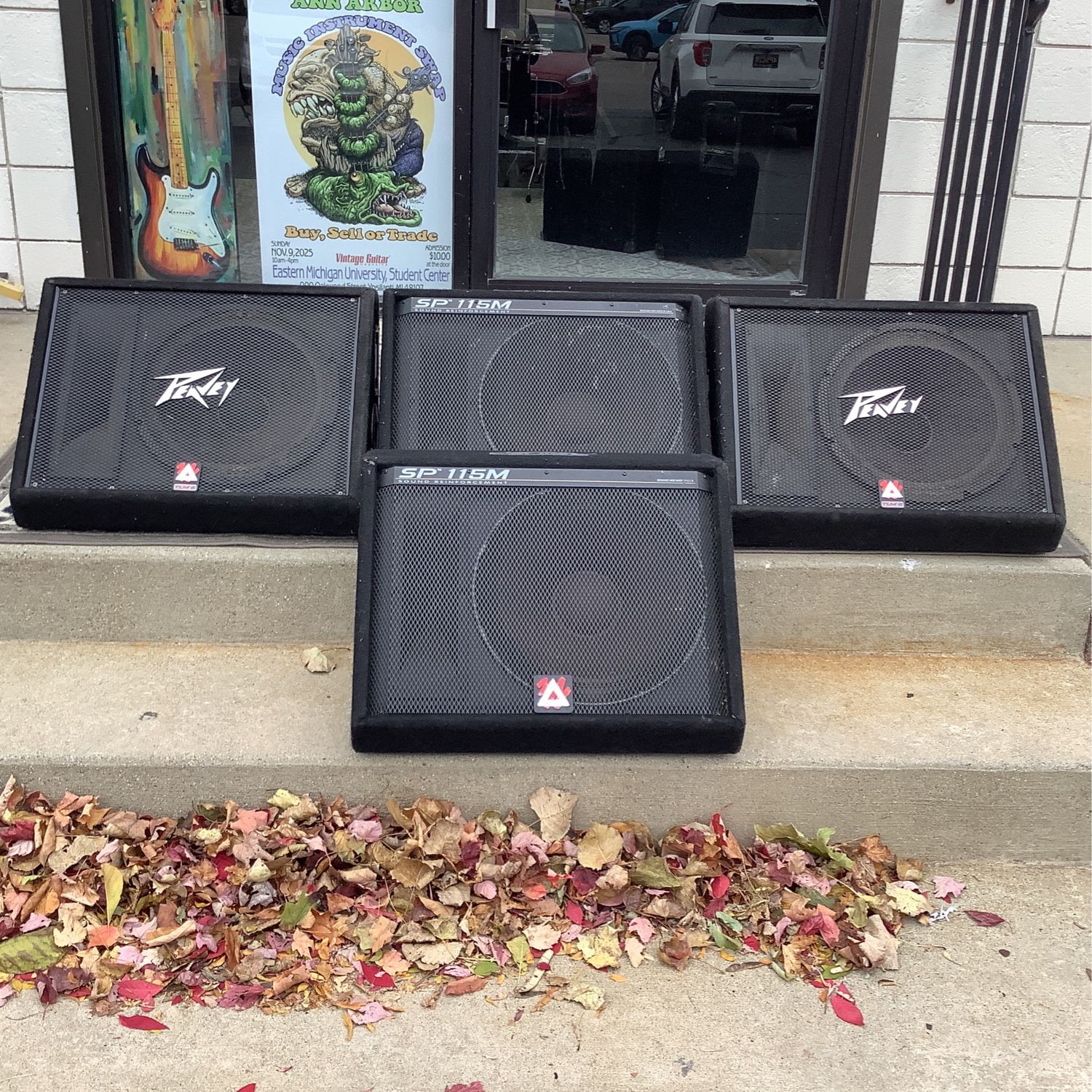 Peavey SP115M Passive Monitors (4) Peavey SP115M Passive Monitors (4)