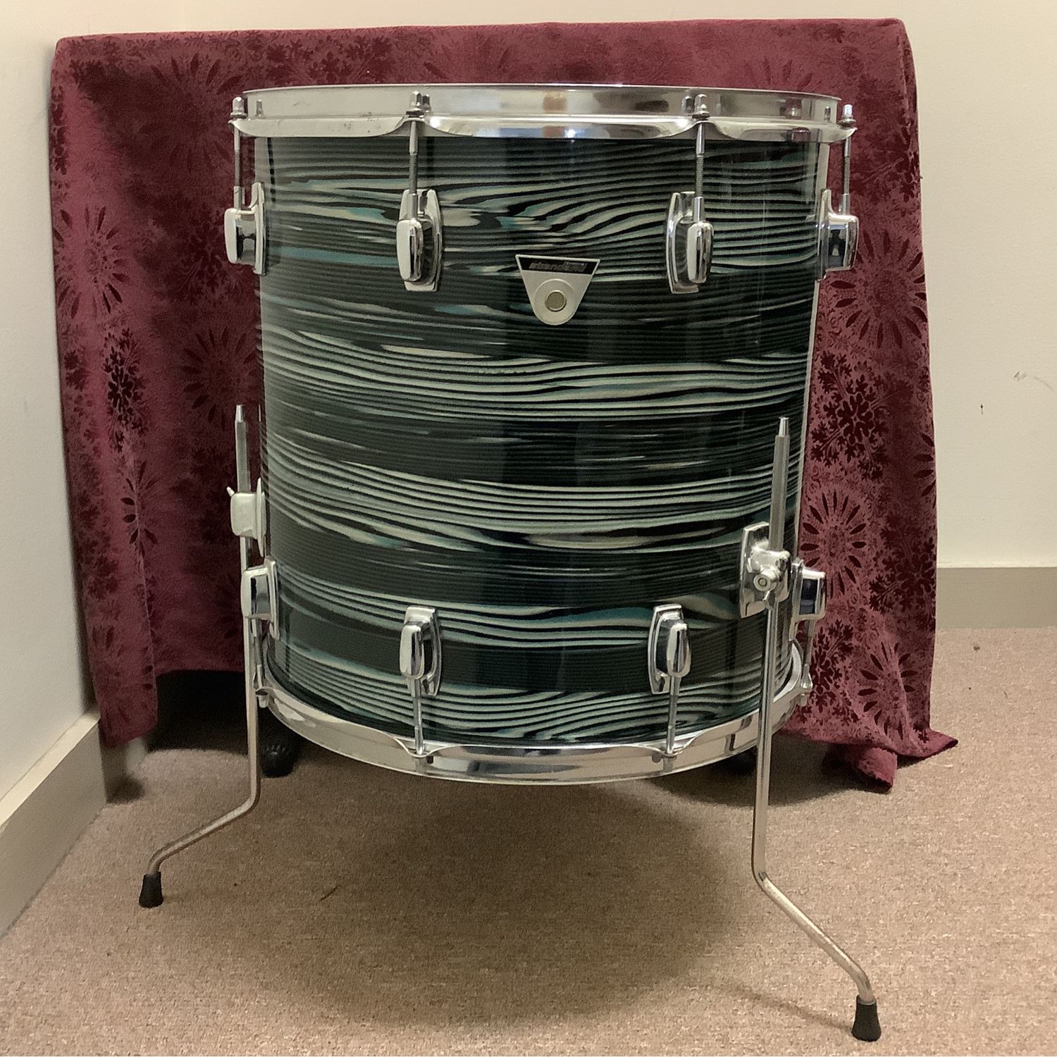 16" x 16" Ludwig Standard Floor Tom - Blue Strata