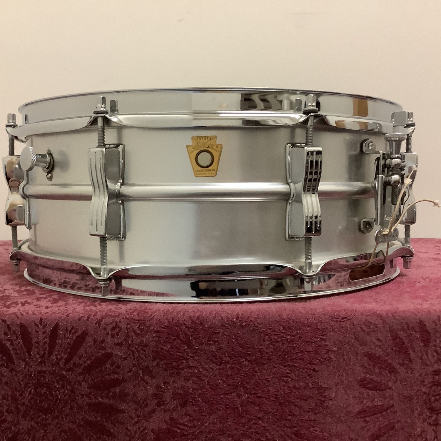 Ludwig 1968 14 Ludwig 1968 14" x 5.5" Acrolite Keystone Badge Snare Drum (Dated 2/29/1968)