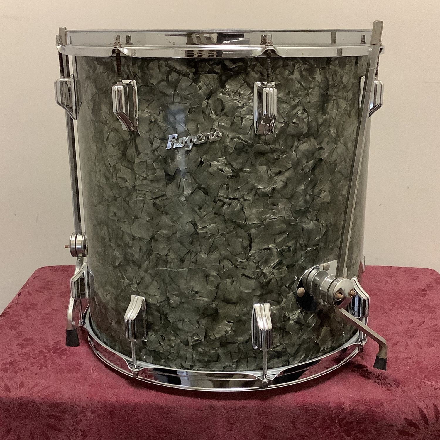 Rogers Holiday 16" x 16" Floor Tom (Black Diamond Pearl)