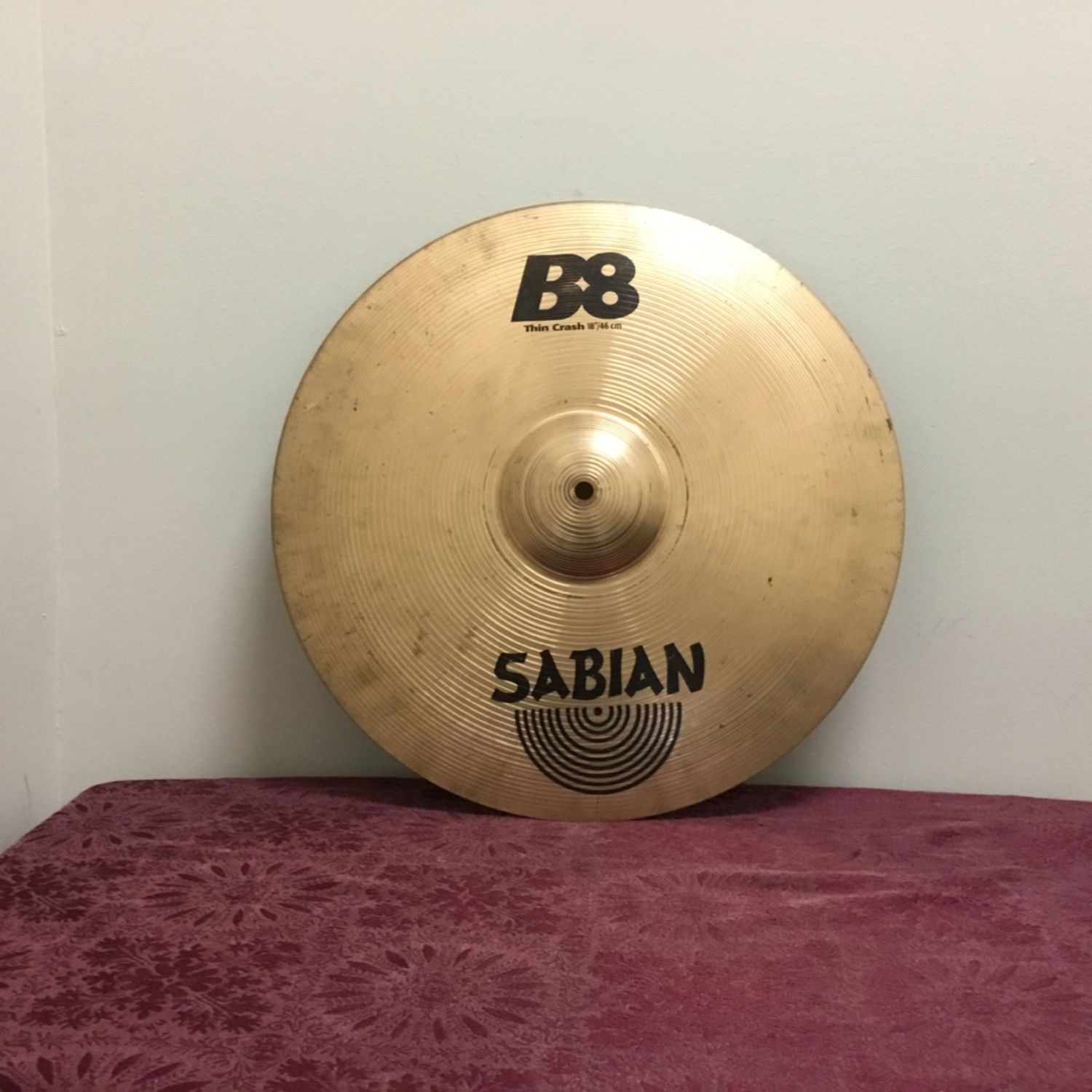 18" Sabian B8 Thin Crash Cymbal
