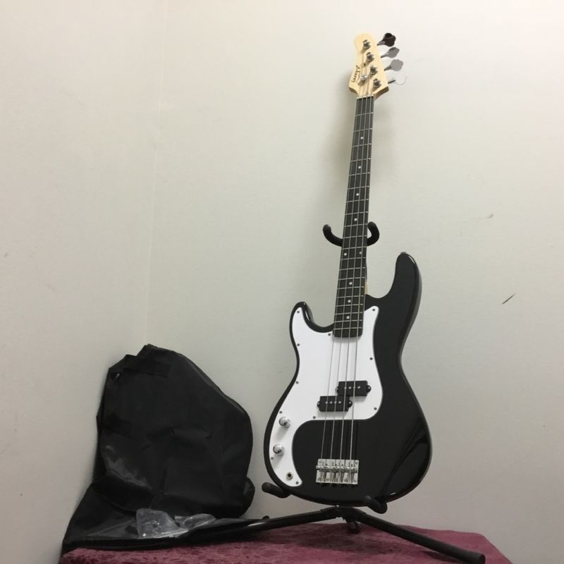 Glarry Left-Handed 4-String Bass Guitar w/Gig Bag
