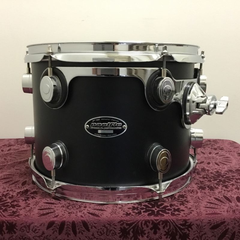 PDP Satin Black Lacquer 12" x 9" Tom