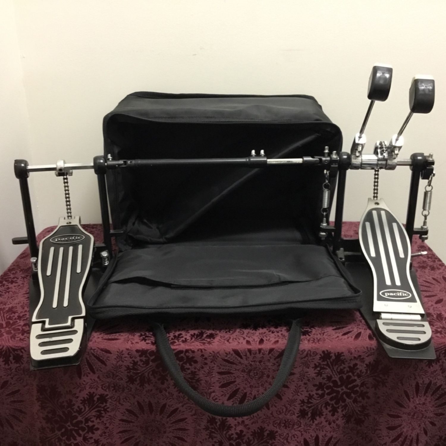 Pacific Single Chain Double Pedal w/Bag