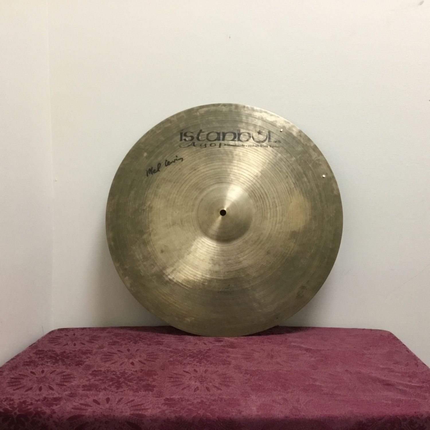 20" Istanbul Agop Signature Mel Lewis Ride Cymbal w/Rivets