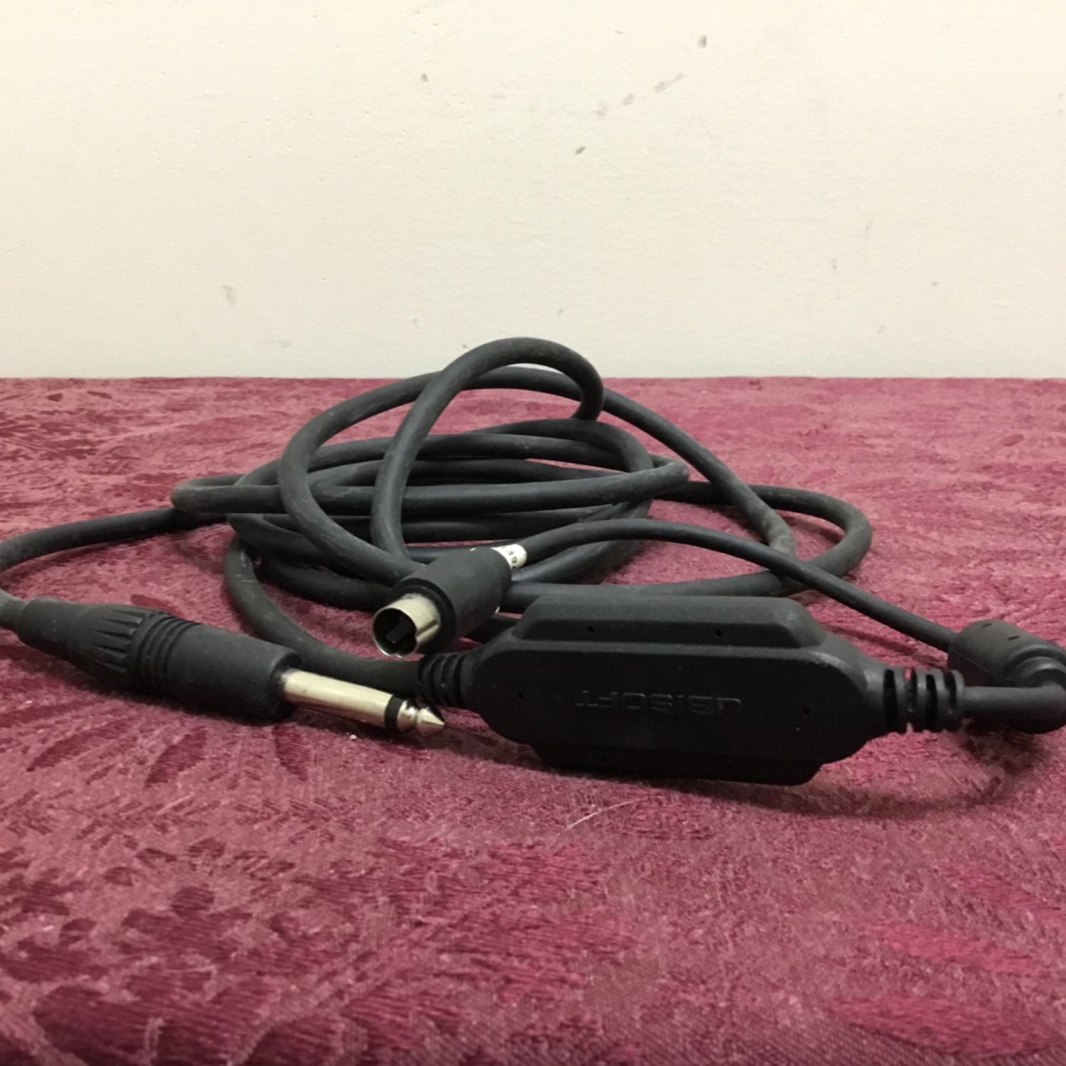 Ubisoft Hercules Rocksmith USB Cable Cord Guitar Game Adapter NO USB Breakaway