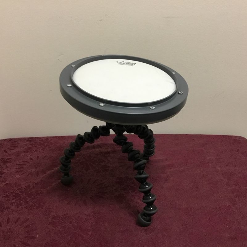 8" Remo Practice Pad with Custom Stand