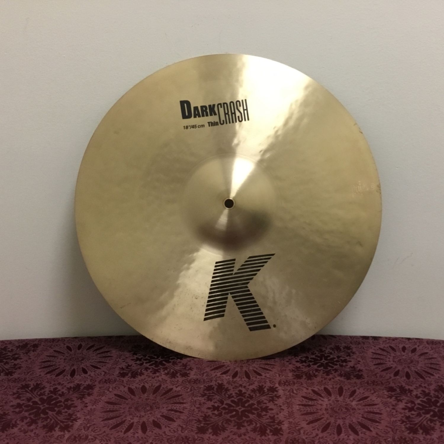 18" Zildjian K Dark Thin Crash Cymbal