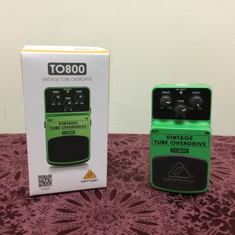 Behringer Vintage Tube Overdrive TO800 Guitar Pedal