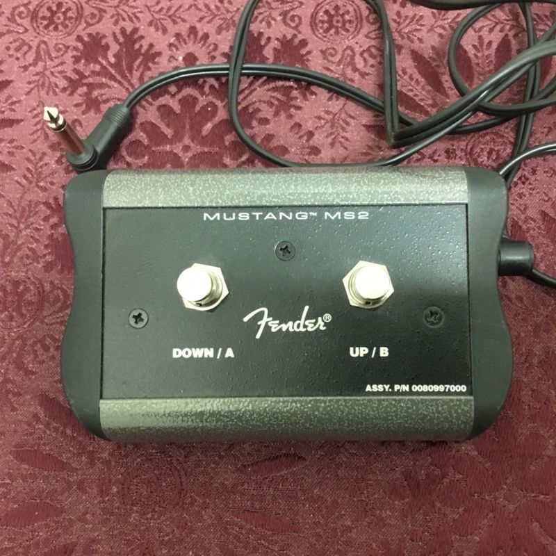 Fender MS2 Mustang Guitar Amplifier Footswitch Pedal P/N 0080997000