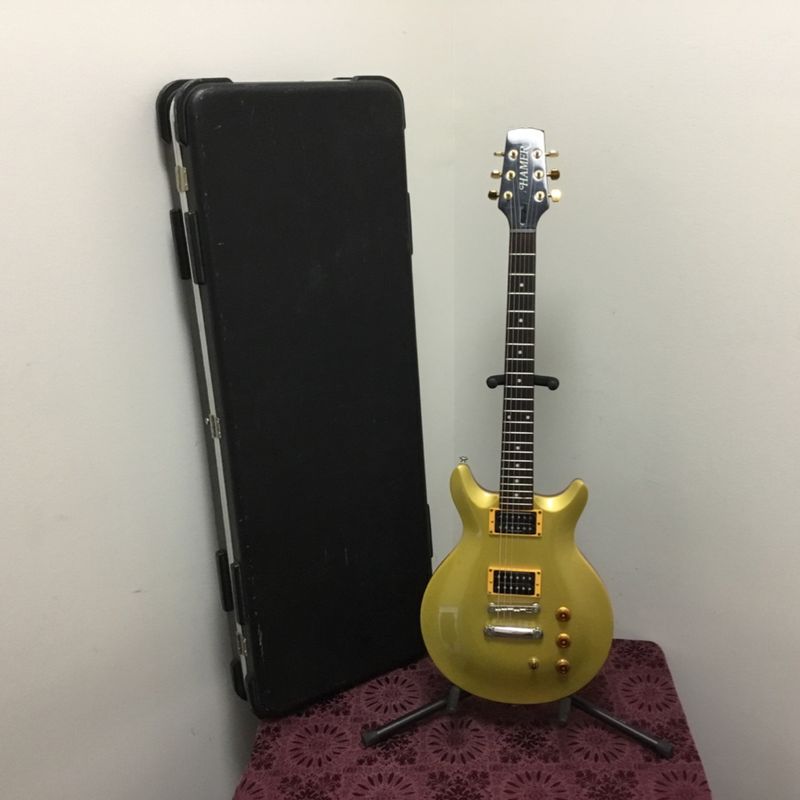 Hamer XT Series Gold Top Electric Guitar w/Case