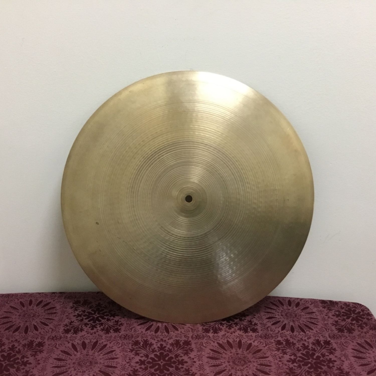 18 18" Vintage 1970's A. Zildjian Hollow Logo Flat Ride Cymbal