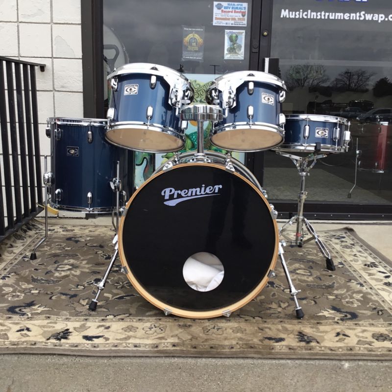 Premier Cabria 5-Piece Drum Kit 12/13/16/22 & 14" x 5.5" w/Matching Snare