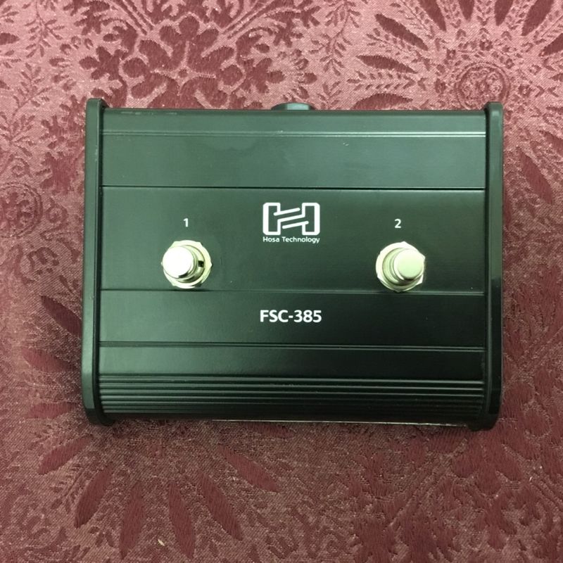 Hosa FSC-385 Guitar-Style, Dual-Latching Footswitch