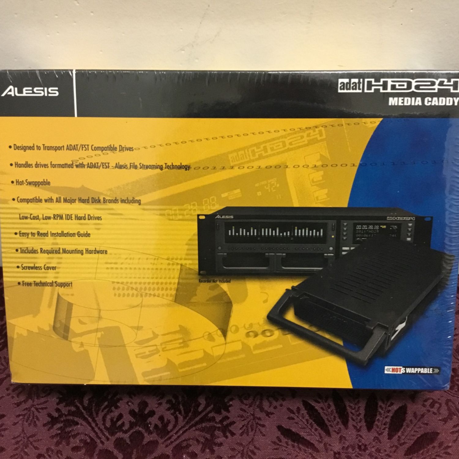 Alesis HD24 Media Caddy ADAT/FST - For Digital Recording Interface -- NEW Sealed Alesis HD24 Media Caddy ADAT/FST - For Digital Recording Interface -- NEW Sealed