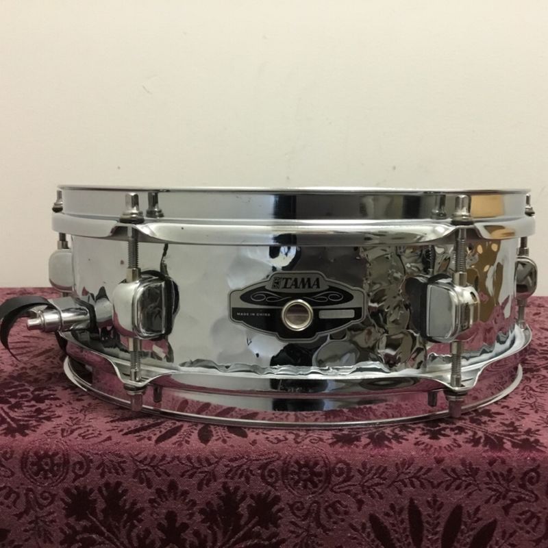 Tama 4″ x 12″ Hammered Steel Piccolo Snare Drum