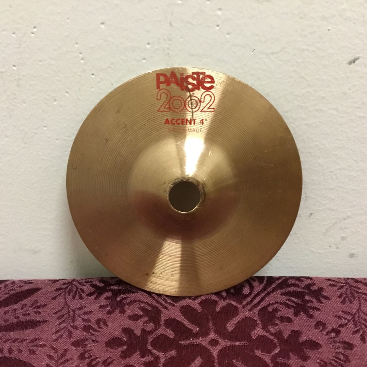 4 4" Paiste 2002 Accent Cymbal