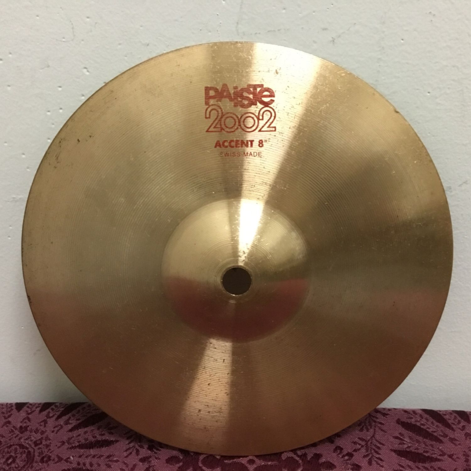 8 8" Paiste 2002 Accent Cymbal