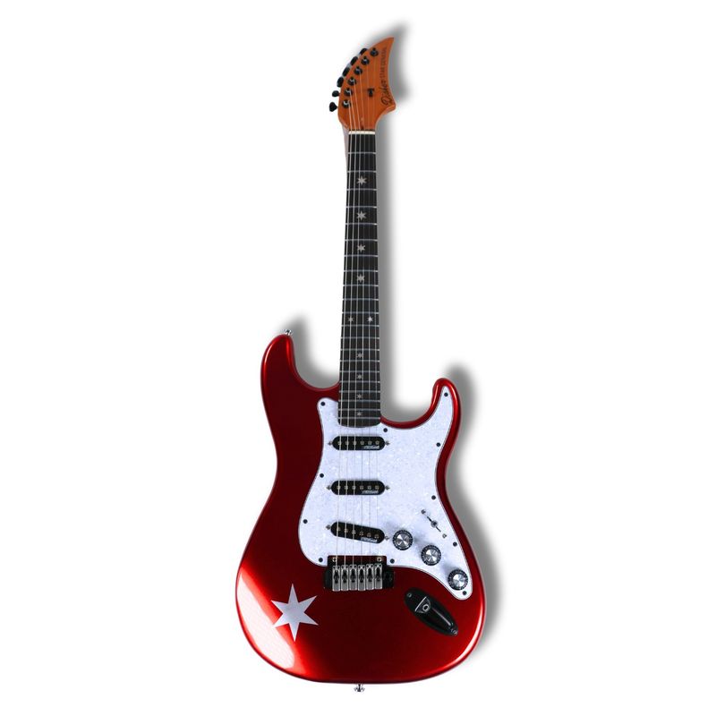 Disher Star General Guitar (Red) w/Case