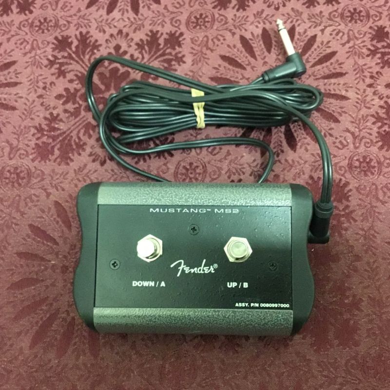 Fender MS2 Mustang Guitar Amplifier Footswitch Pedal P/N 0080997000