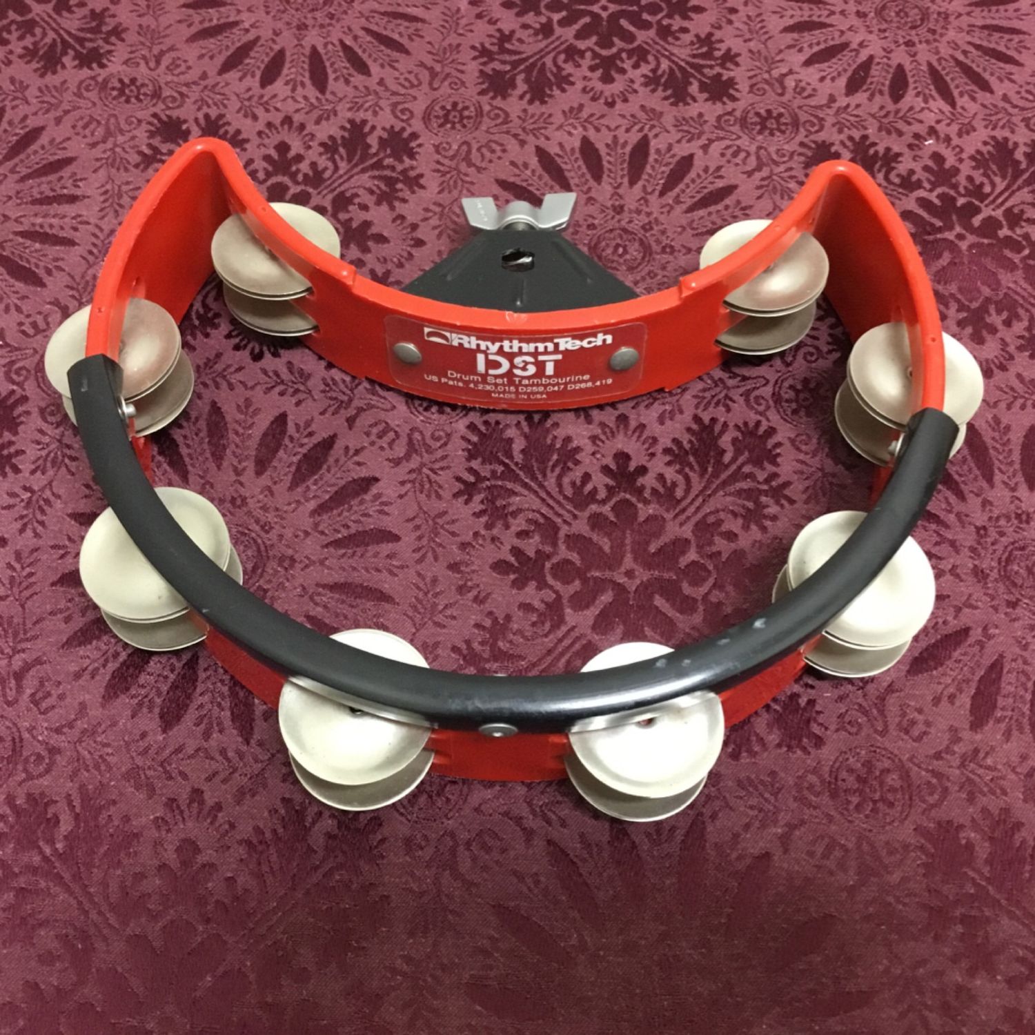 RhythmTech Drum Set Tambourine (Red) RhythmTech Drum Set Tambourine (Red)