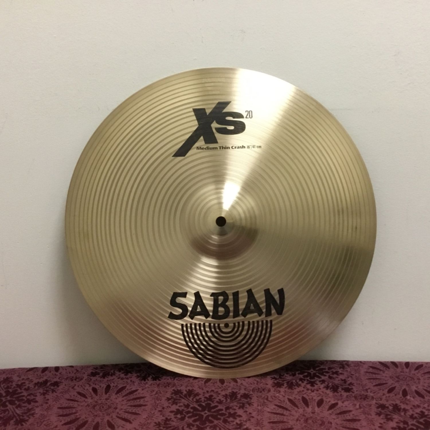 16 16" Sabian XS20 Medium Thin Crash Cymbal