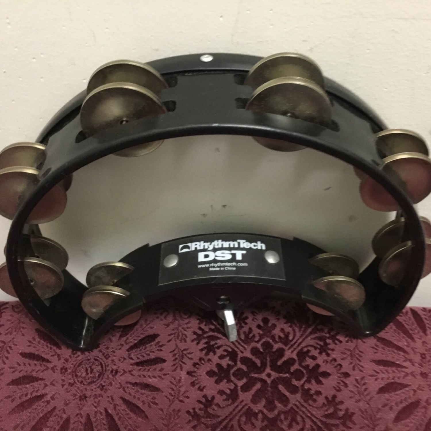 RhythmTech Drum Set Tambourine (Black) RhythmTech Drum Set Tambourine (Black)