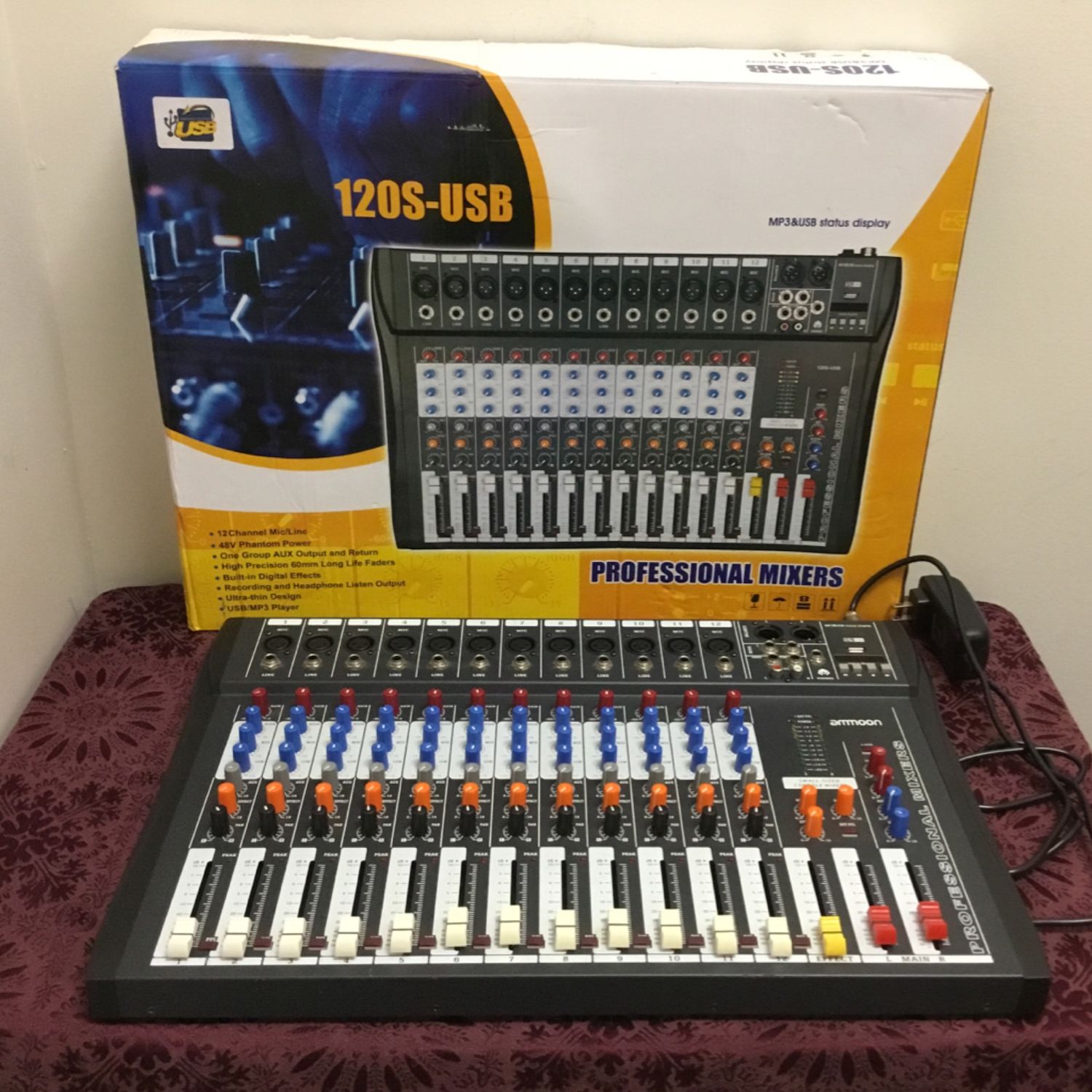 Ammoon 120S-USB Professional Mixer Ammoon 120S-USB Professional Mixer