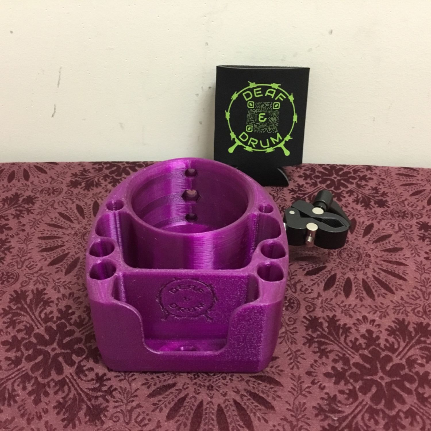 Deaf & Drum Mini Drum Buddy w/Clamp Deaf & Drum Mini Drum Buddy w/Clamp