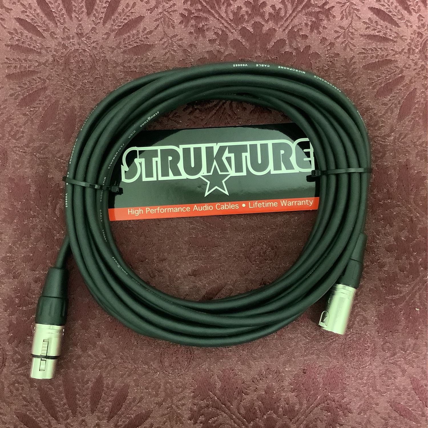 Strukture 20ft XLR Microphone Cable Strukture 20ft XLR Microphone Cable