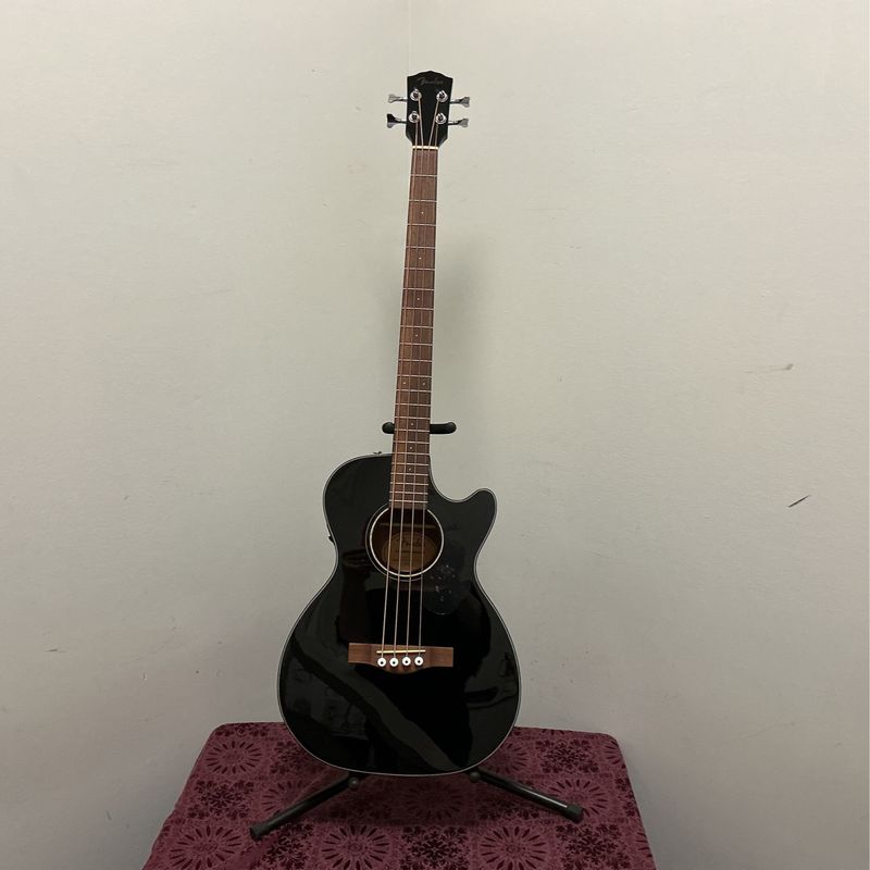 Fender Classic Design Model CB-60SCE BLK WN Acoustic/Electric Bass Guitar