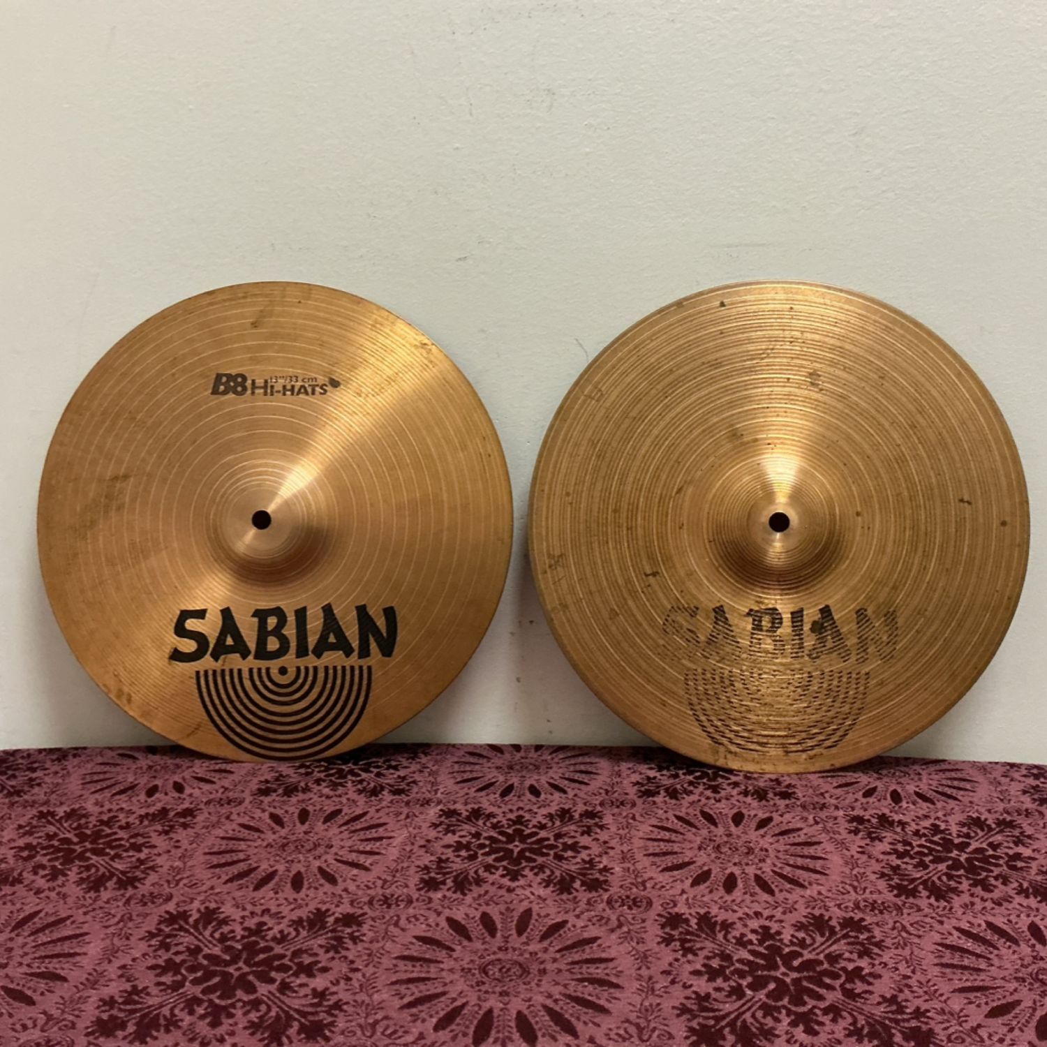 13 13" Sabian B8 Hi-Hats