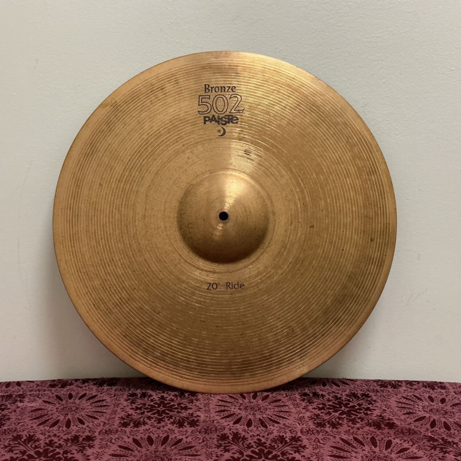 20" Paiste 502 Bronze Ride Cymbal