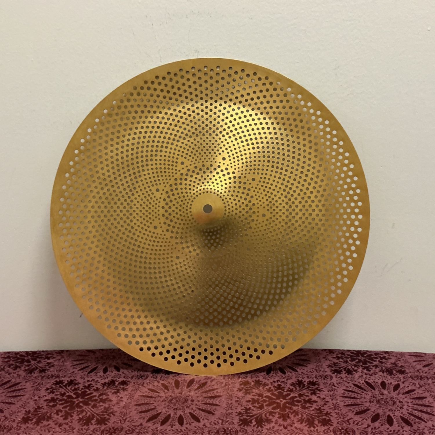 18 18" Arborea Low Volume Mute China Golden Drum Cymbal