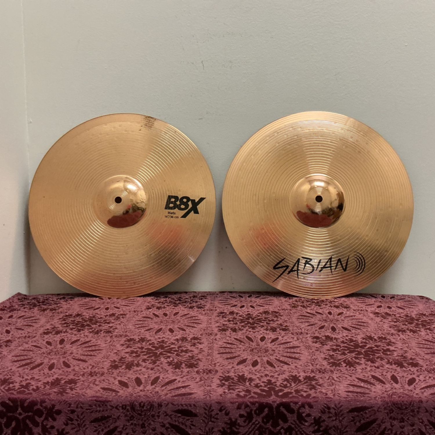14 14" Sabian B8X Hi-Hats