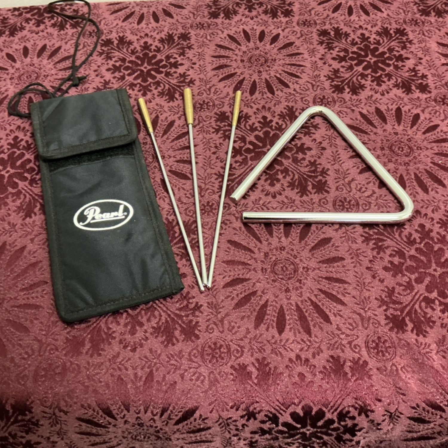 Pearl PETB-30 Elite Series Triangle Beater Set w/Triangle Pearl PETB-30 Elite Series Triangle Beater Set w/Triangle