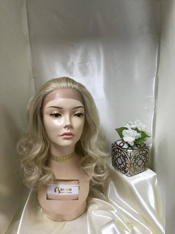 #613 Synthetic Lace Front Invisible  Extension Wig 22' inches