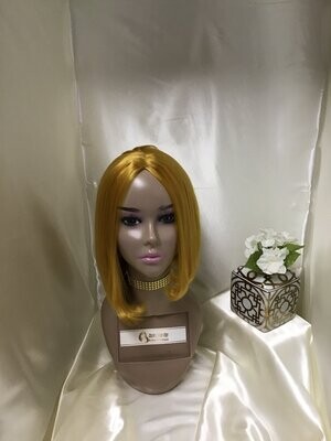 Synthetic Yellow Honey Blonde Wig 14' inches
