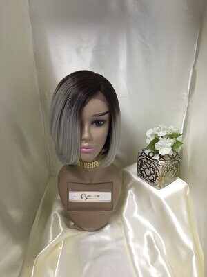 Synthetic Swiss Laced Front Wig 10' inches