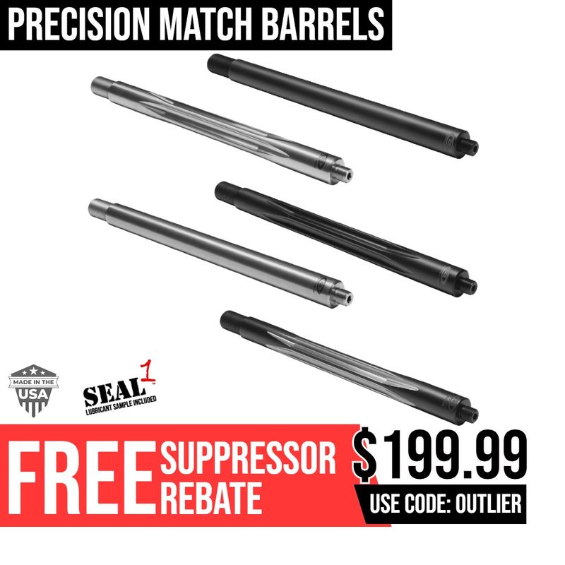 .243/6mm Precision Match Barrel (1.20" OD)