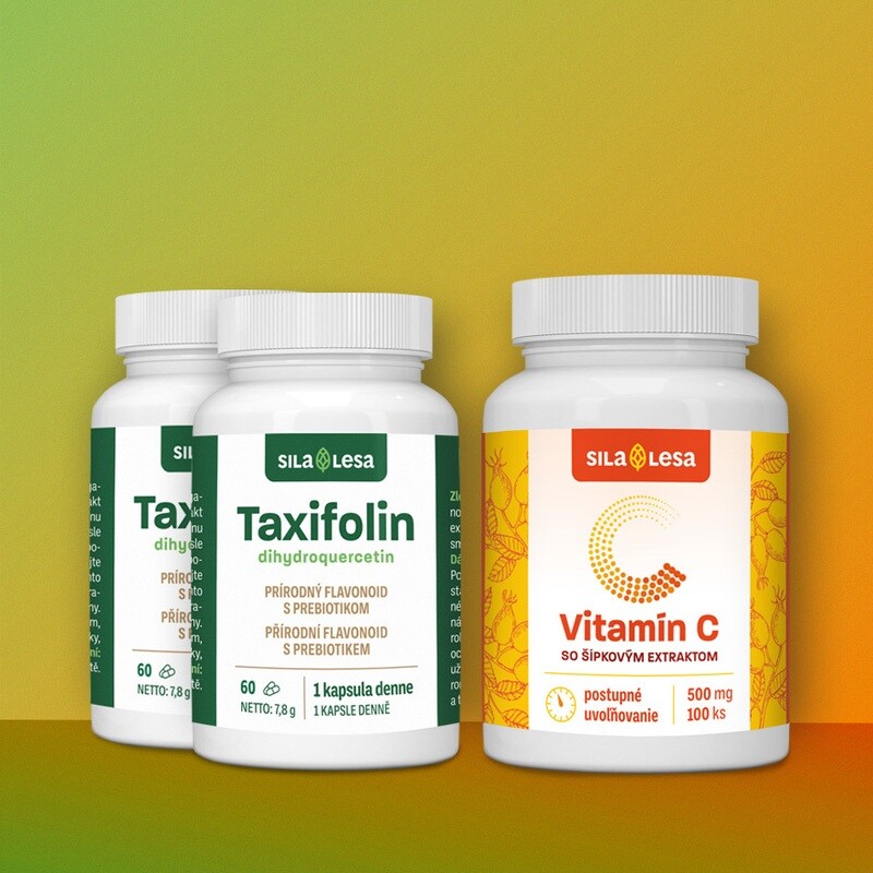 Taxifolín - dihydrokvercetín + Vitamín C zadarmo