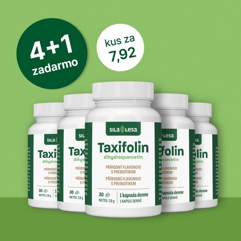 Produkty — Taxifolin - dihydroquercetin, flavonoid. Vitamín budúcnosti