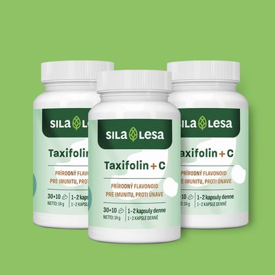 Taxifolin (Dihydroquercetin) + C – výhodné 3 ks balenie