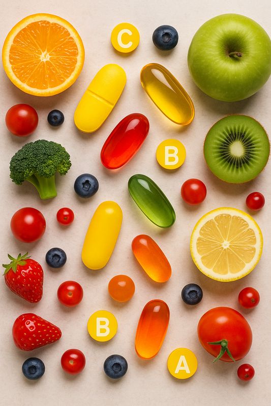 Vitamíny: Dôležité živiny pre zdravie a vitalitu