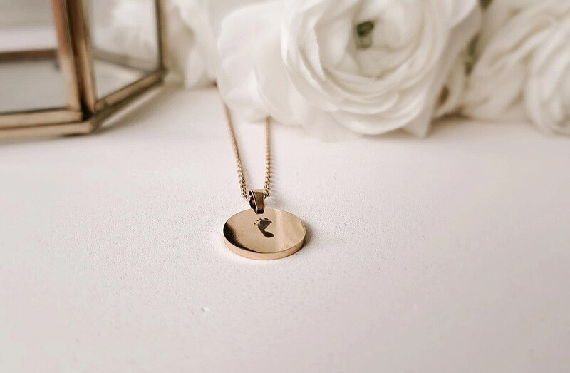 Afdruk ronde ketting goud