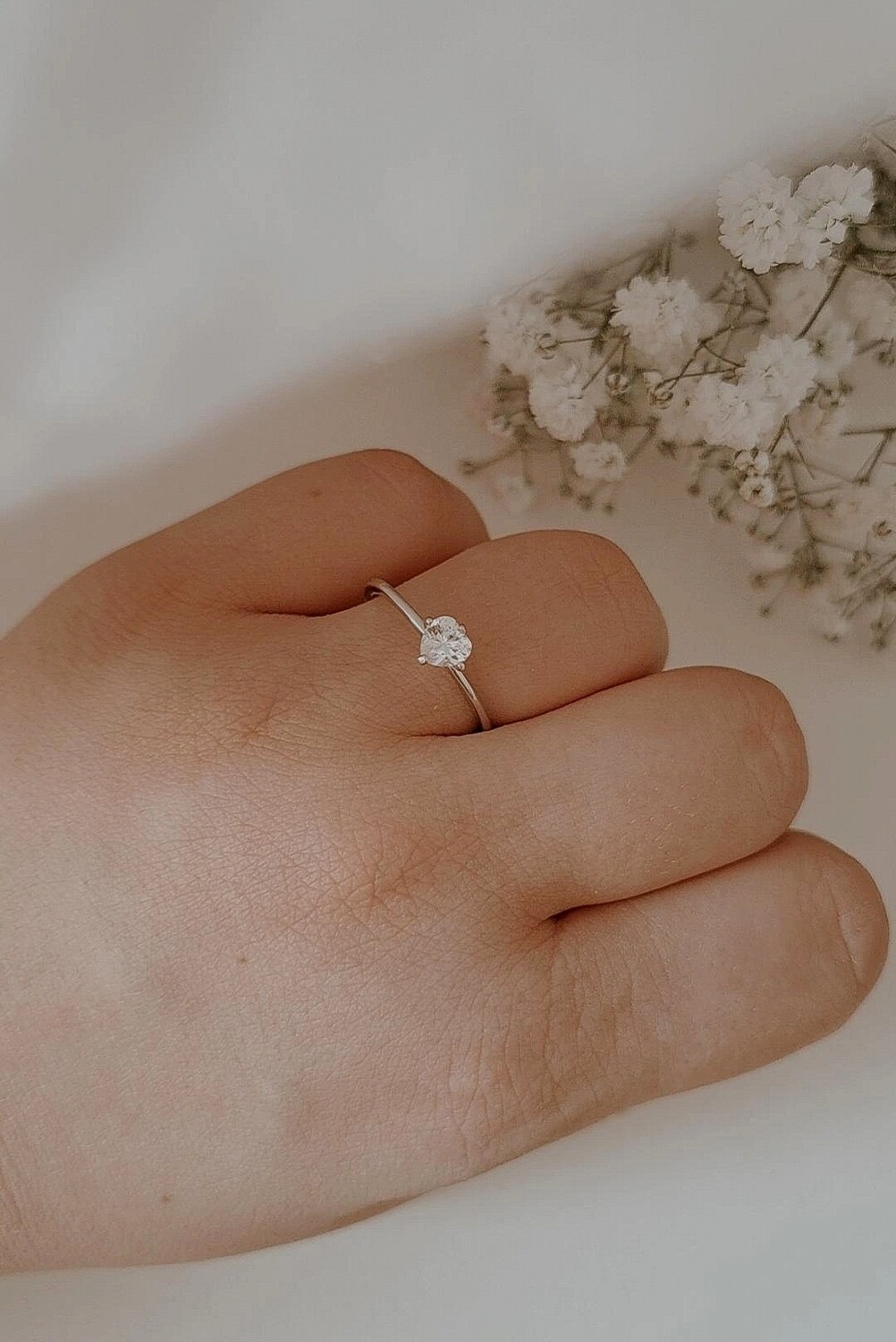 Liefdesring zilver