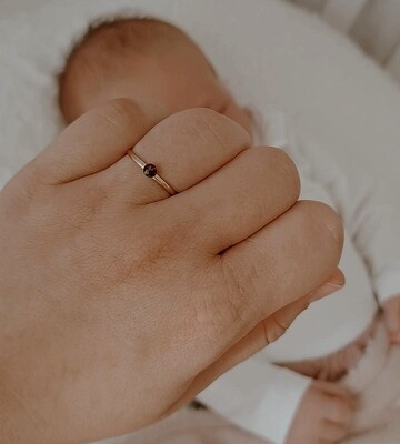 10 karaat massief gouden ring